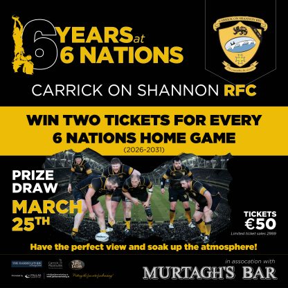 Carrick-on-Shannon RFC - 6 Years at 6 Nations