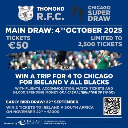 Thomond RFC Chicago Super Draw