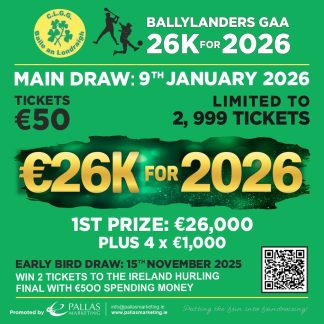 Ballylanders GAA 30k Draw