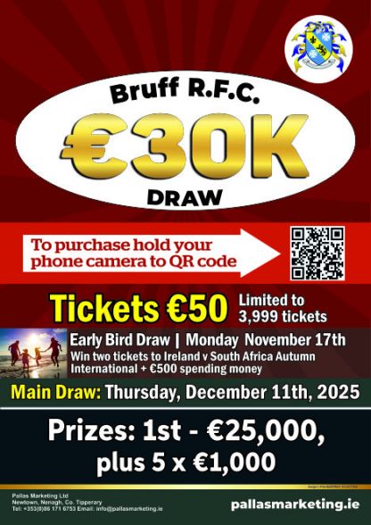 Bruff RFC 30k Draw