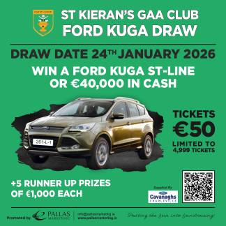St Kieran's GAA Club Ford Kuga Draw