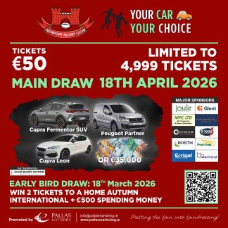 Newport Rugby Club Car Draw