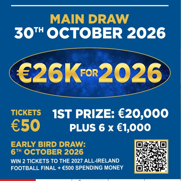 Blessington GAA/LGFA 26k for 2026 Draw